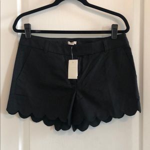 NWT Jcrew Scallop Linen Shorts
